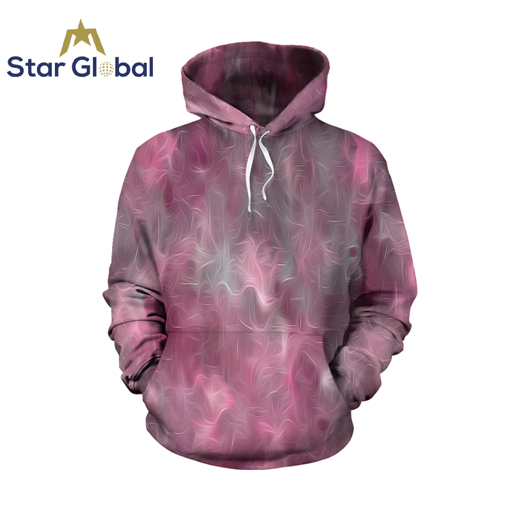 Abstract Pink Hoodie
