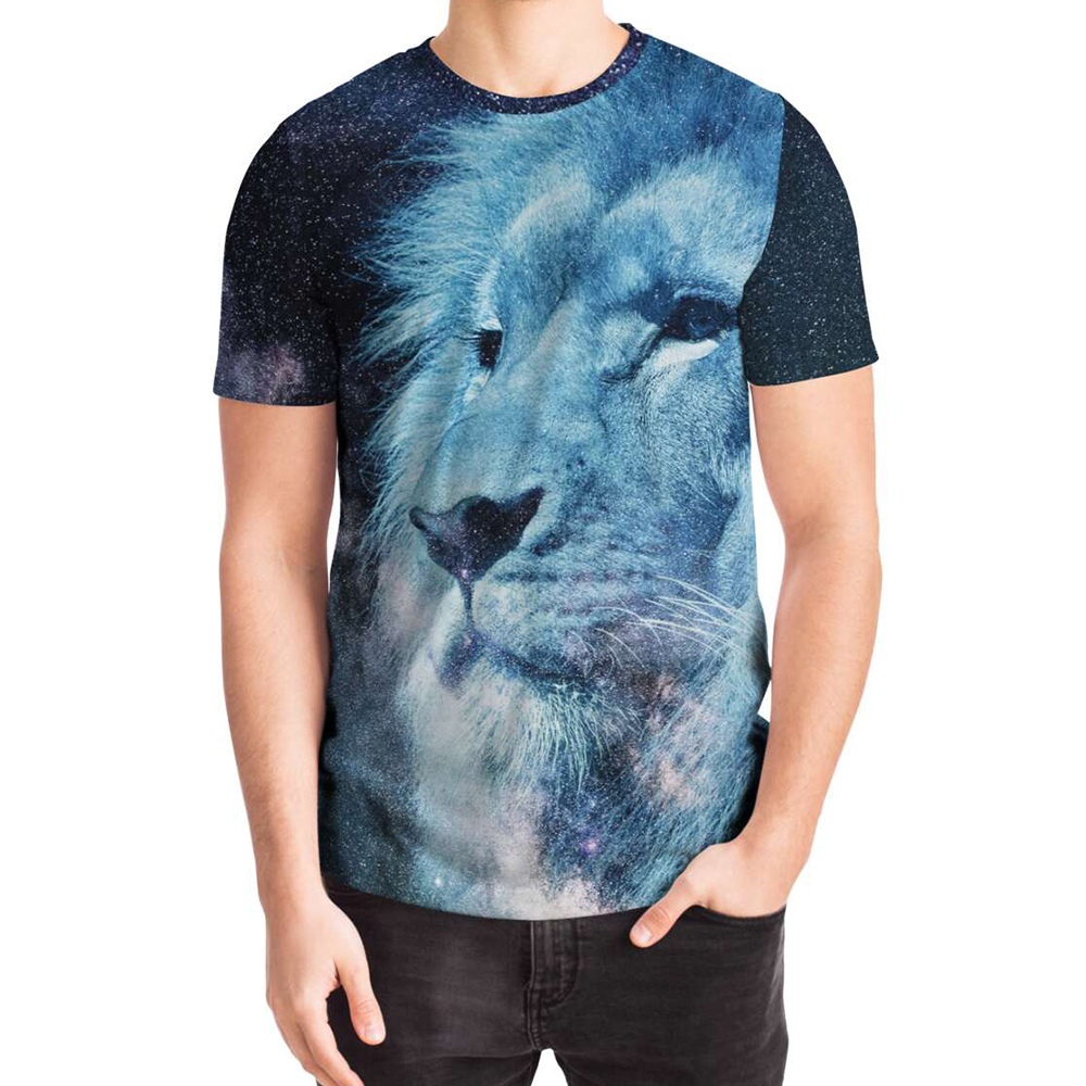 Blue Lion Galaxy T-Shirt